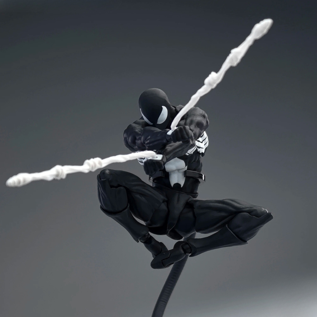 Action Figure Homem-Aranha Simbionte Preto e Vermelho – Spider-Man Marvel PVC Colecionável Anime/Filmes | Bankai Boss