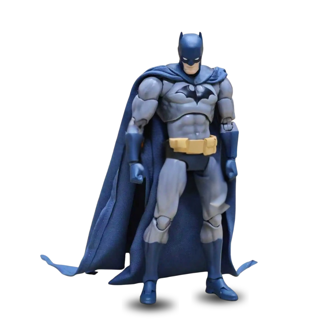 Action Figure Batman Hush Mafex 105 Azul 16cm – DC Comics Articulado PVC Colecionável Premium | Bankai Boss