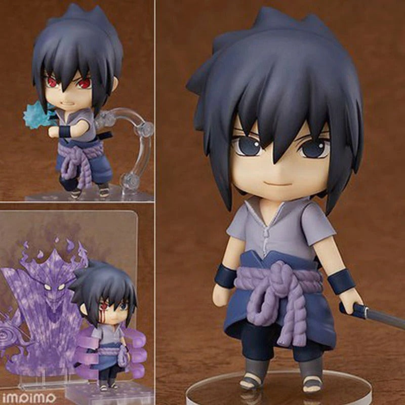 Action Figures Naruto 10cm – Sasuke, Itachi, Kakashi, Obito, Sakura e Madara PVC Colecionável Anime | Bankai Boss