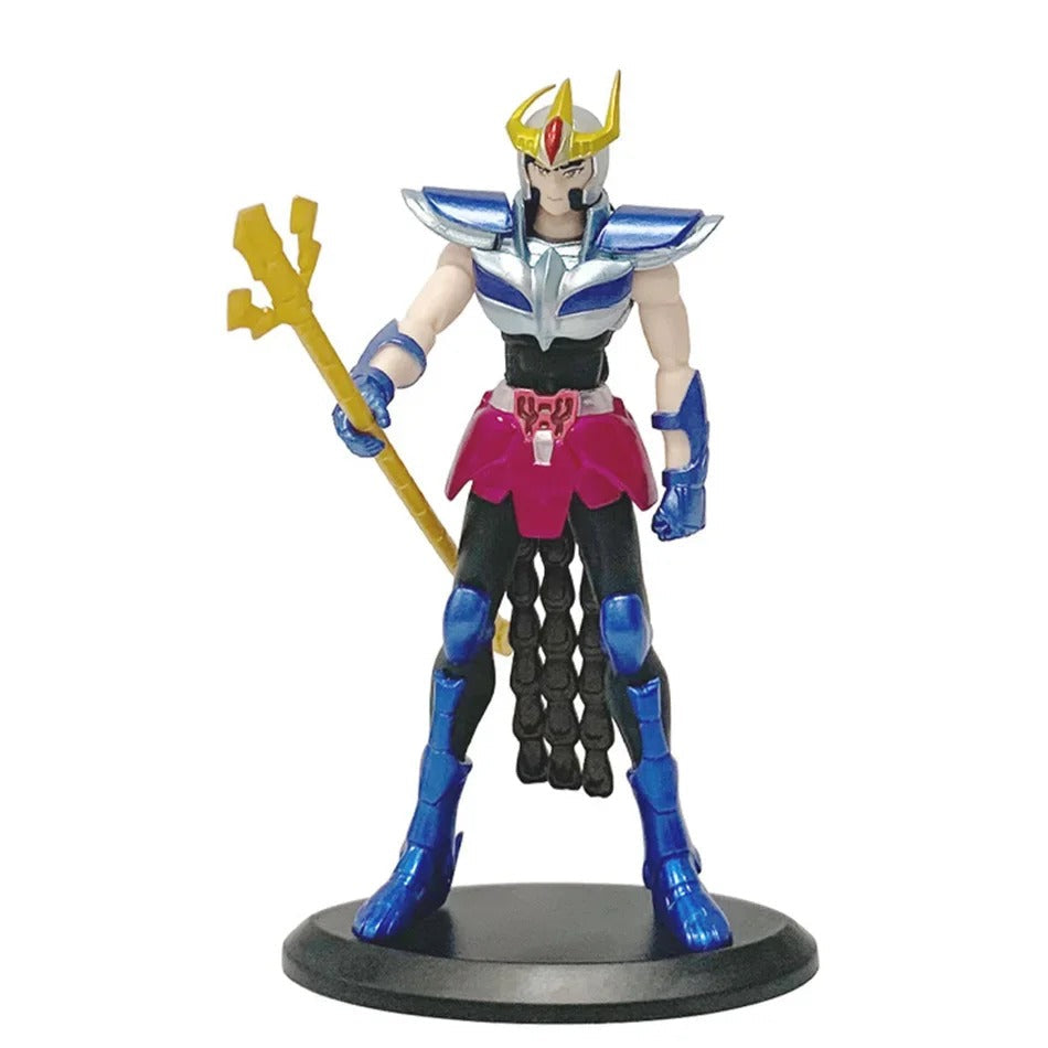 Action Figures Cavaleiros do Zodíaco 19cm – Seiya, Ikki, Hyoga e Shiryu Armadura PVC Colecionável | Saint Seiya | Bankai Boss