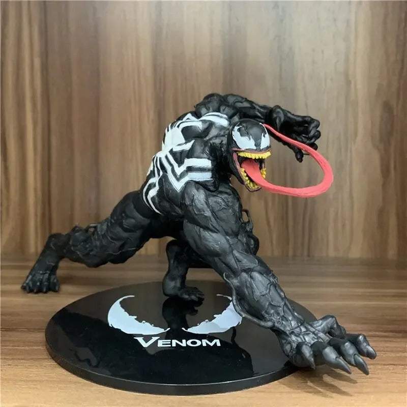 Action Figure Venom 25cm – Estátua Híbrida Vilão PVC Colecionável Marvel & DC Premium | Bankai Boss