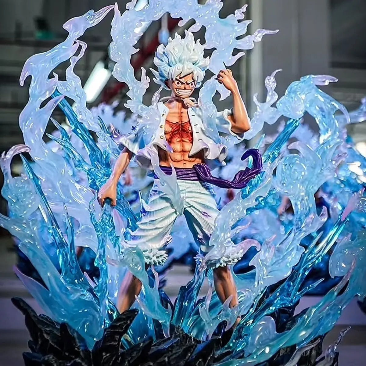 Action Figure Luffy Nika 30cm Force Max – Estátua One Piece PVC Colecionável Premium Anime | Bankai Boss