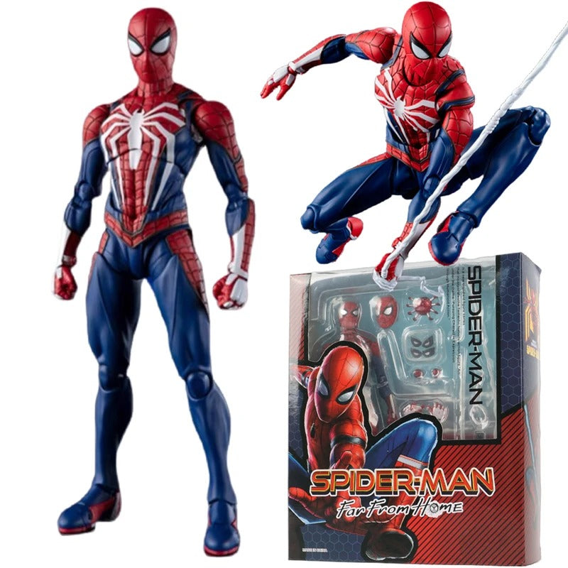 Action Figure Homem-Aranha PS4 SH Figuarts 15cm – Spider-Man Peter Parker Articulado PVC Colecionável | Bankai Boss