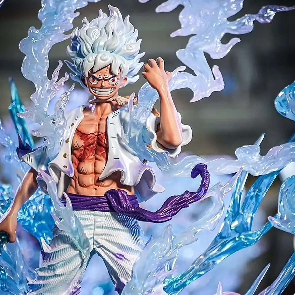 Action Figure Luffy Nika 30cm Force Max – Estátua One Piece PVC Colecionável Premium Anime | Bankai Boss