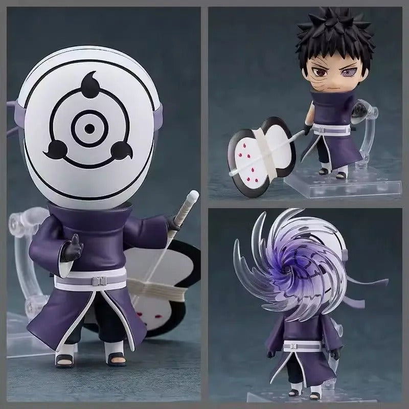 Action Figures Naruto 10cm – Sasuke, Itachi, Kakashi, Obito, Sakura e Madara PVC Colecionável Anime | Bankai Boss