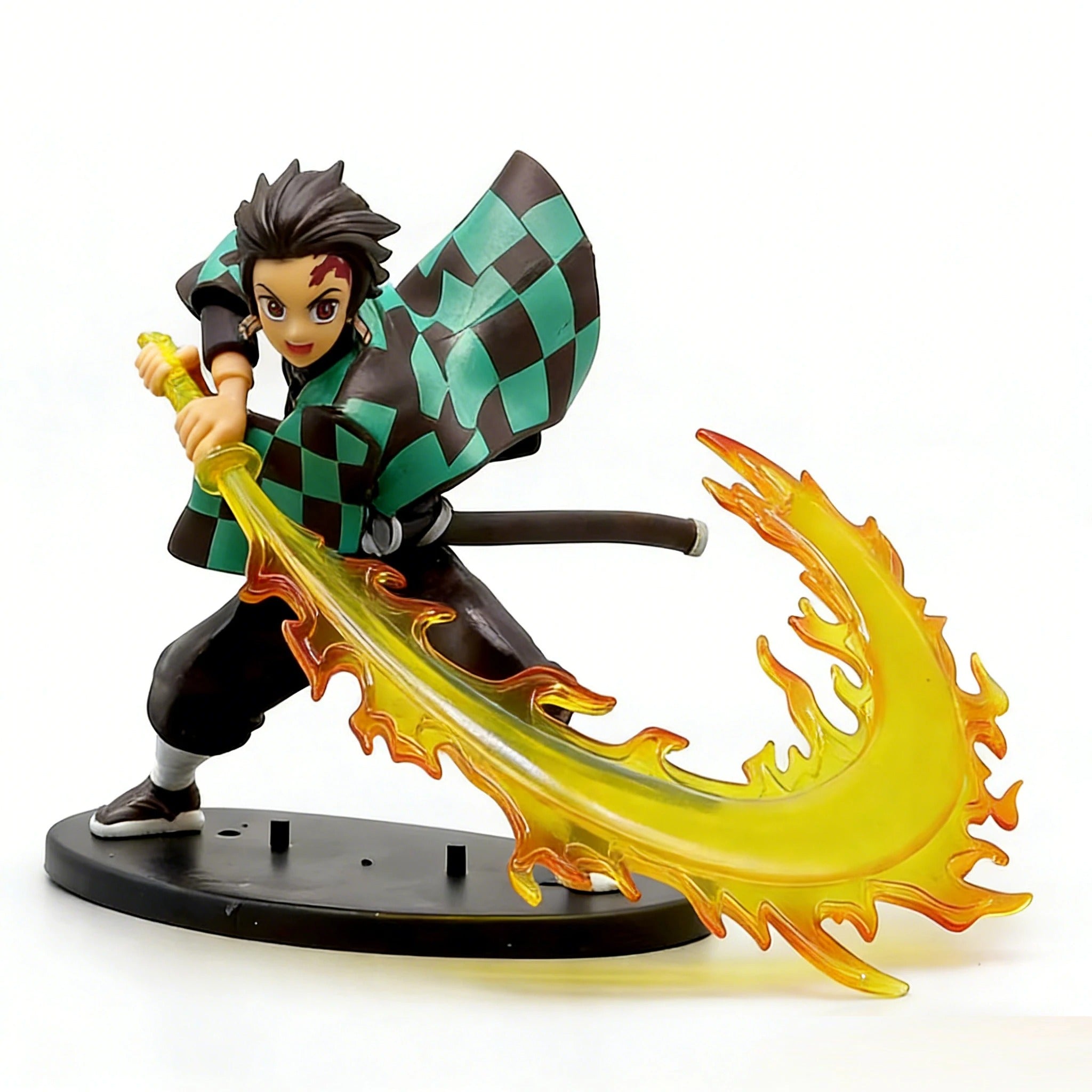 Action Figures Demon Slayer 20cm – Tanjiro, Zenitsu e Kyojuro Rengoku PVC Colecionável Anime | Bankai Boss