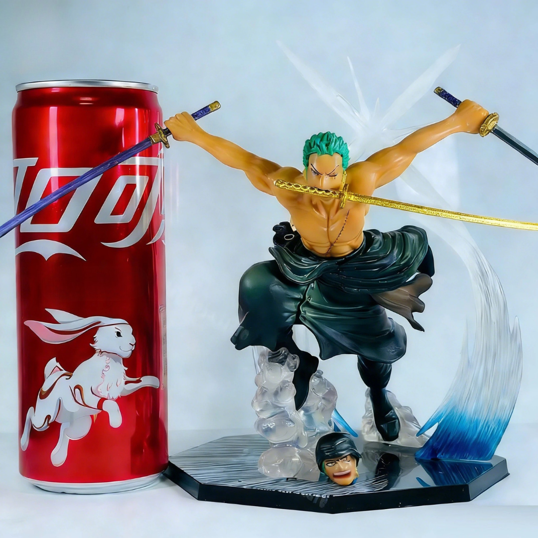 Action Figures One Piece 20cm – Luffy, Ace Punho de Fogo, Zoro Santoryu, Sanji e Sabo PVC Colecionável Anime | Bankai Boss