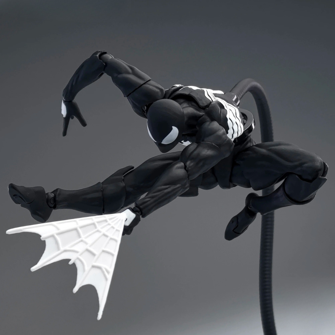 Action Figure Homem-Aranha Simbionte Preto e Vermelho – Spider-Man Marvel PVC Colecionável Anime/Filmes | Bankai Boss
