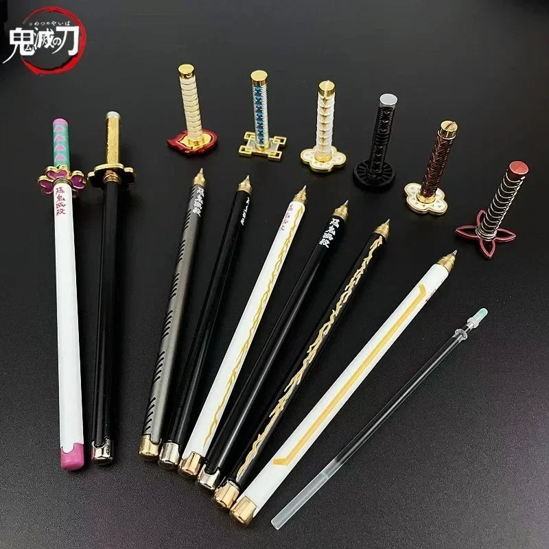 Caneta  Katana Colecionavel Anime Demons Slayer 20cm