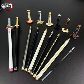 Caneta  Katana Colecionavel Anime Demons Slayer 20cm