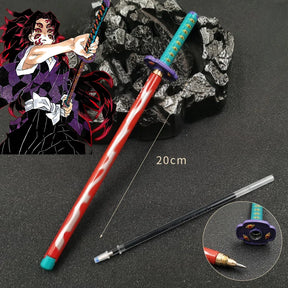 Caneta  Katana Colecionavel Anime Demons Slayer 20cm