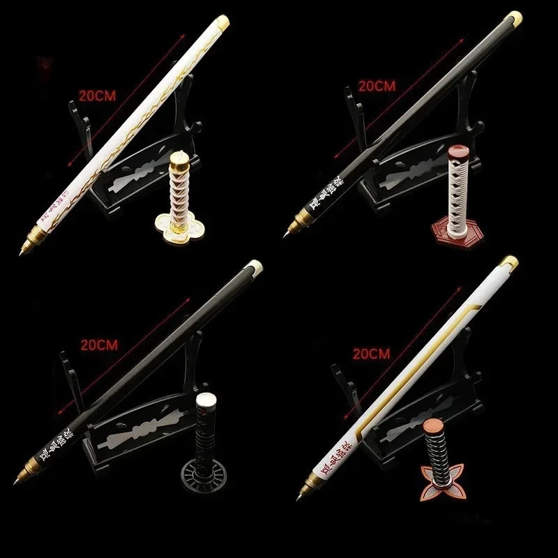 Caneta  Katana Colecionavel Anime Demons Slayer 20cm