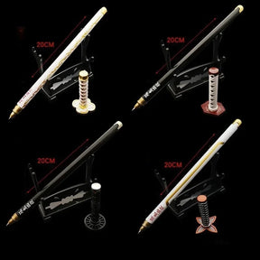 Caneta  Katana Colecionavel Anime Demons Slayer 20cm