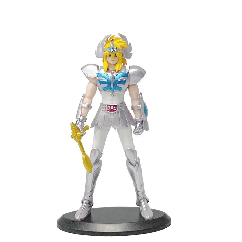 Action Figures Cavaleiros do Zodíaco 19cm – Seiya, Ikki, Hyoga e Shiryu Armadura PVC Colecionável | Saint Seiya | Bankai Boss