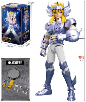 Action Figures Saint Seiya Gold Class – Shiryu de Dragão, Shura de Capricórnio e Máscara da Morte 20cm PVC Colecionável | Bankai Boss