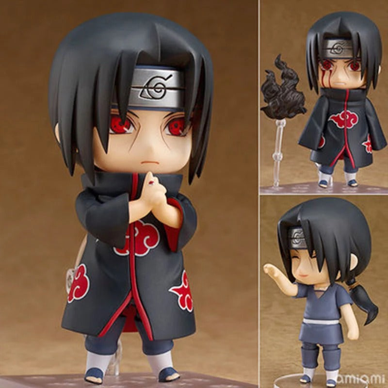 Action Figures Naruto 10cm – Sasuke, Itachi, Kakashi, Obito, Sakura e Madara PVC Colecionável Anime | Bankai Boss