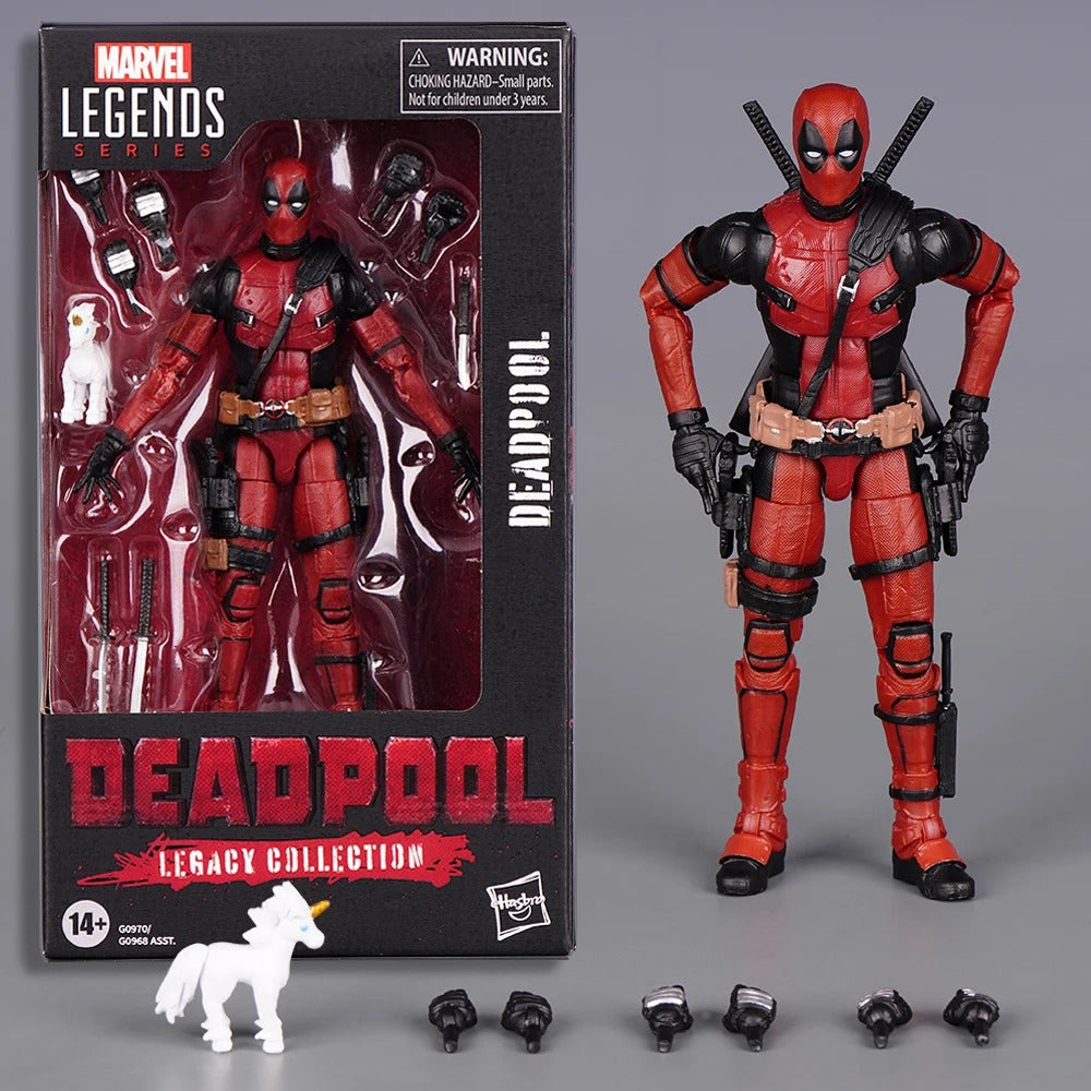 Action Figure Deadpool Articulado 15cm (6”) – Marvel Filme PVC Colecionável com Movimentos | Bankai Boss