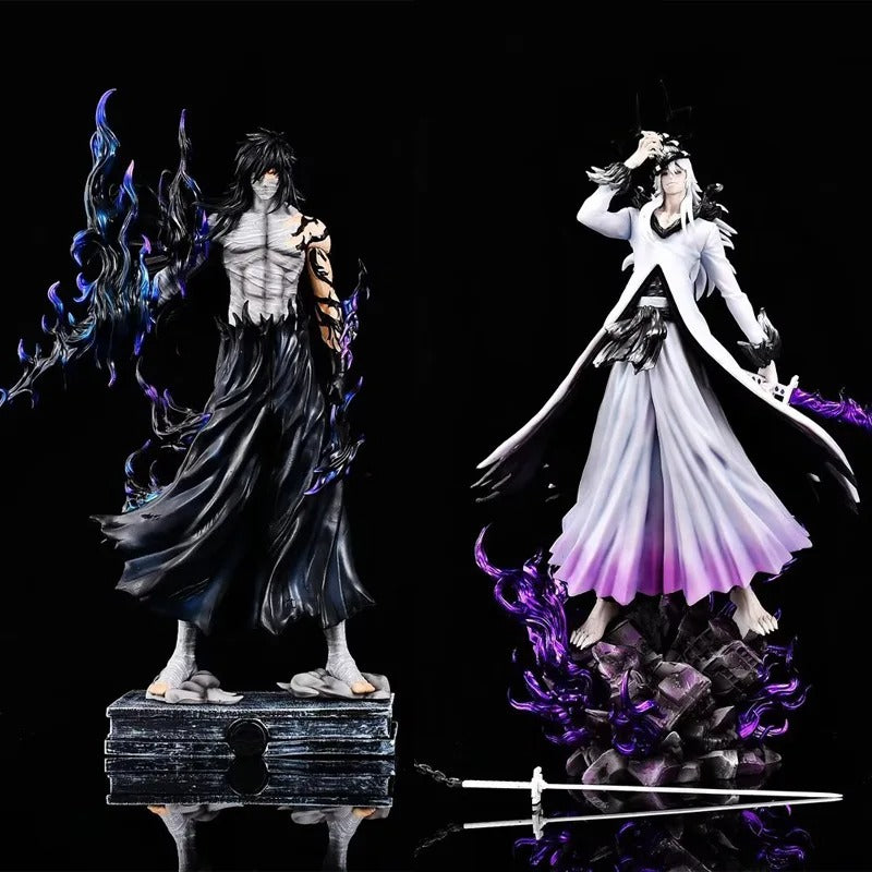 Action Figure Ichigo Kurosaki 31–33cm Duas Formas – Bleach Estátua PVC Grande Colecionável Premium | Bankai Boss