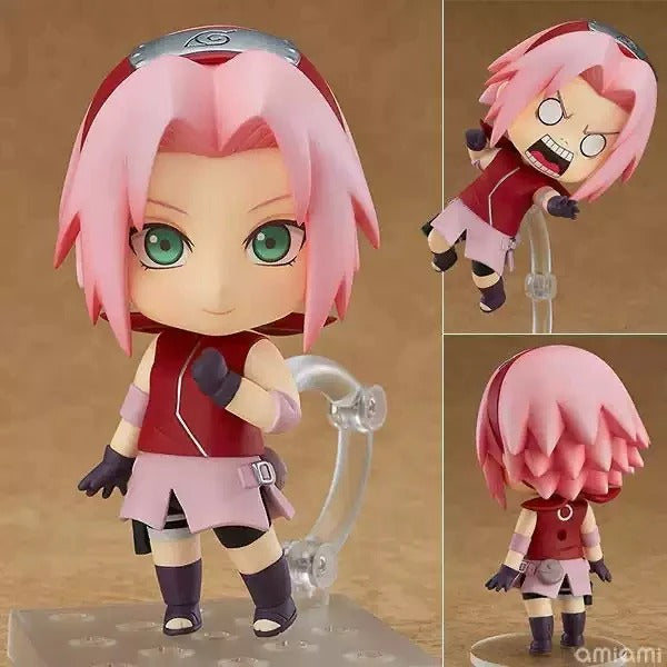 Action Figures Naruto 10cm – Sasuke, Itachi, Kakashi, Obito, Sakura e Madara PVC Colecionável Anime | Bankai Boss