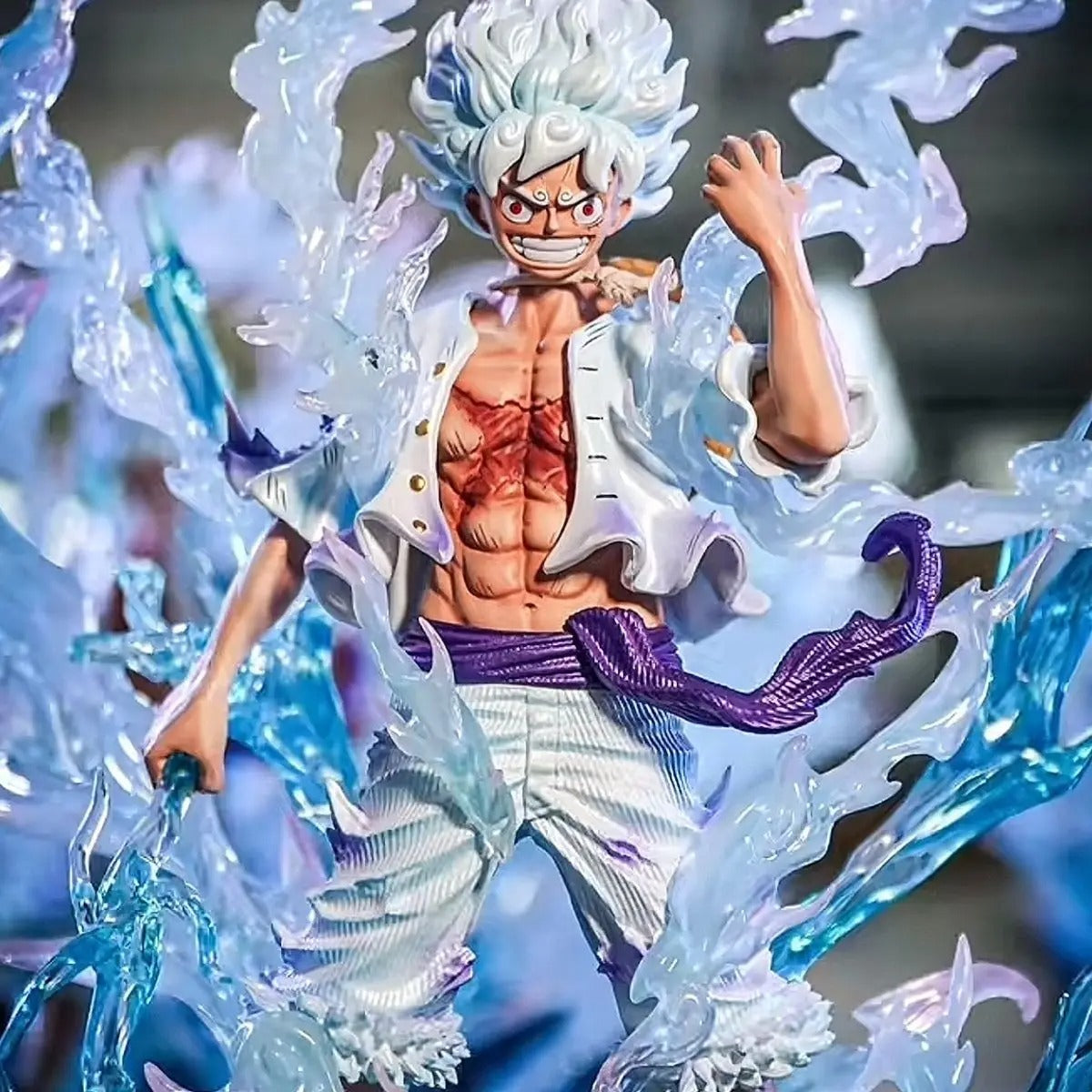 Action Figure Luffy Nika 30cm Force Max – Estátua One Piece PVC Colecionável Premium Anime | Bankai Boss