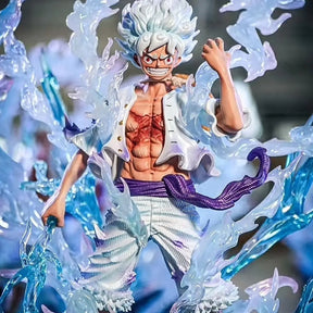 Action Figure Luffy Nika 30cm Force Max – Estátua One Piece PVC Colecionável Premium Anime | Bankai Boss