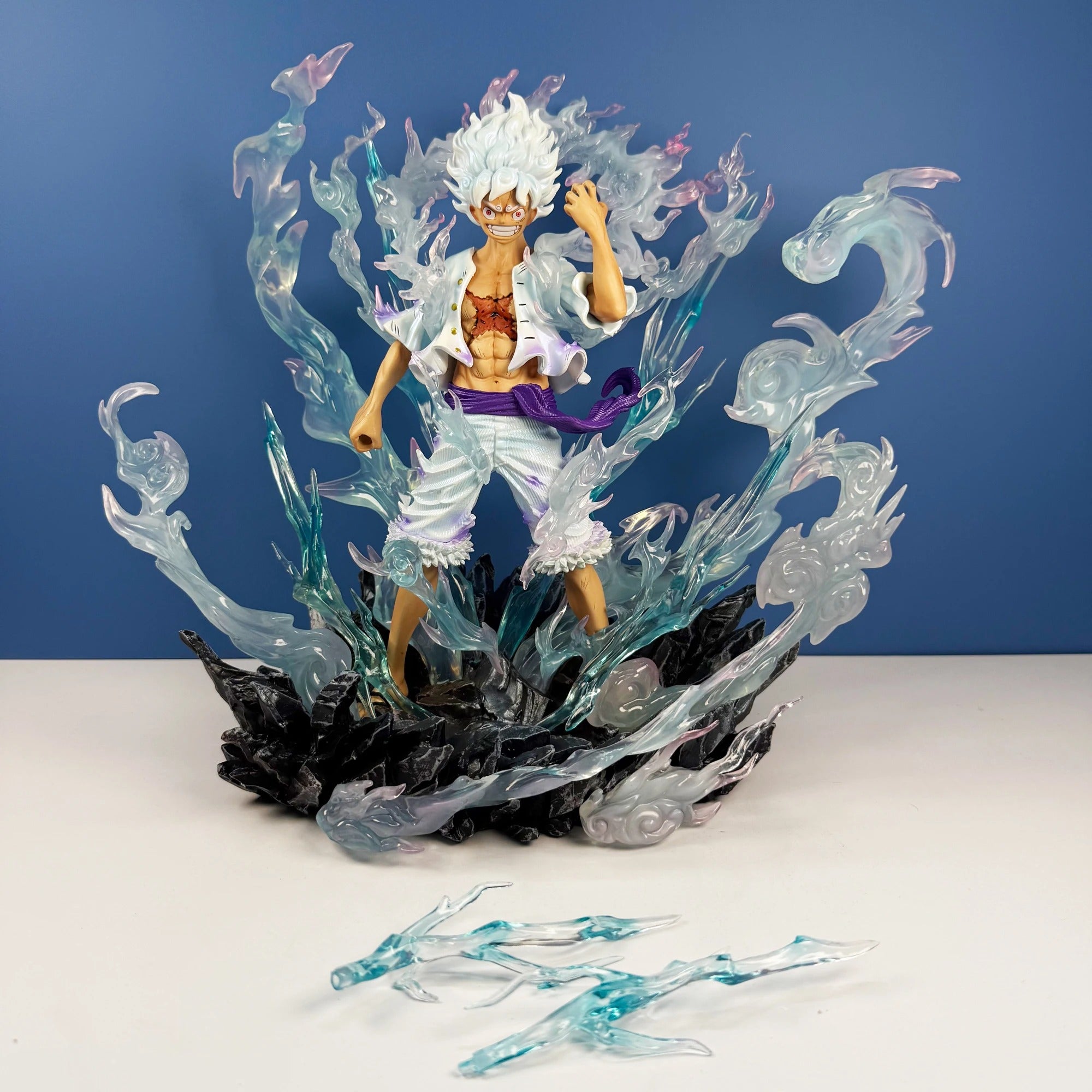 Action Figure Luffy Nika 30cm Force Max – Estátua One Piece PVC Colecionável Premium Anime | Bankai Boss