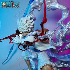 Action Figure Luffy Gear 5 Nika 20cm – One Piece Estátua PVC Colecionável Anime Premium | Bankai Boss