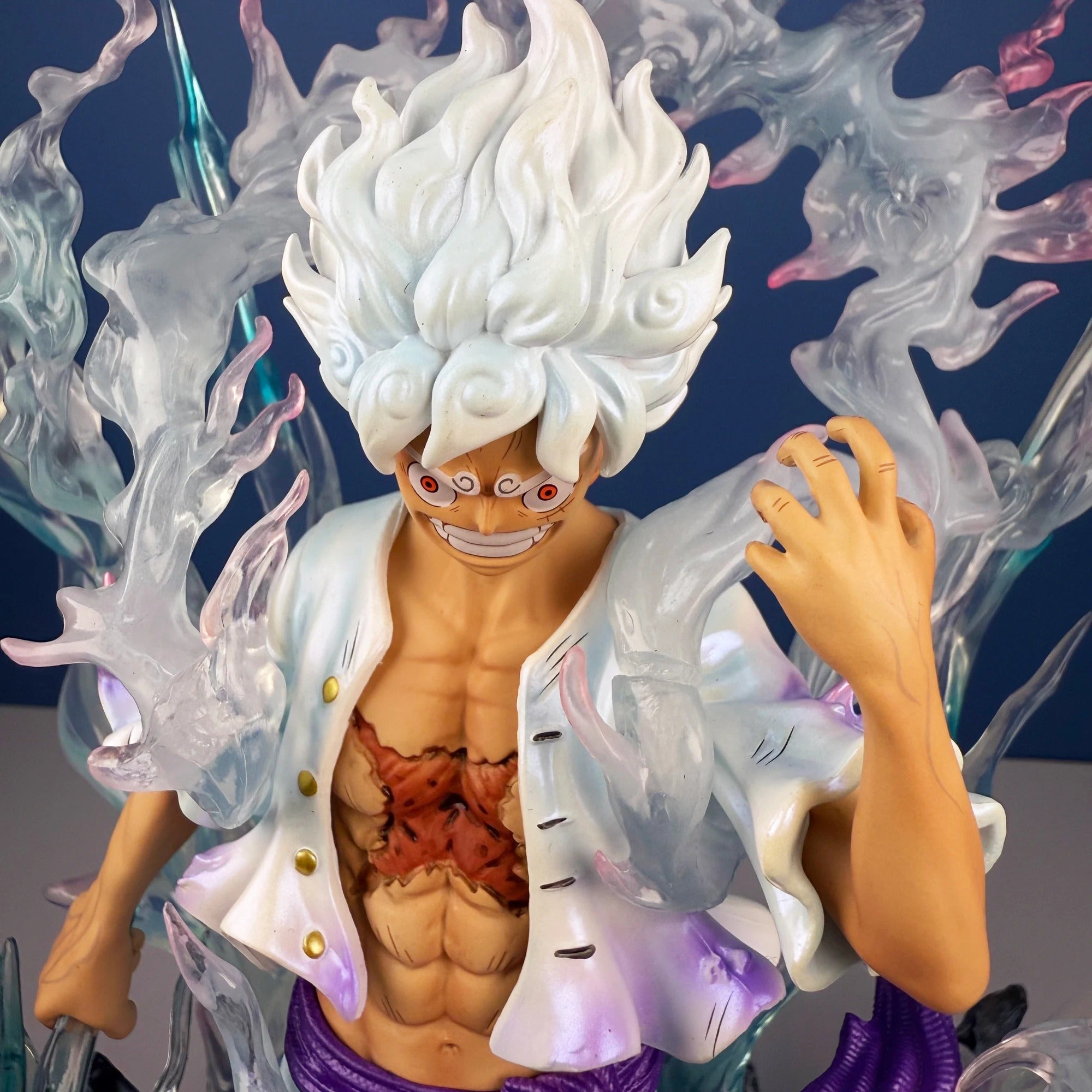 Action Figure Luffy Nika 30cm Force Max – Estátua One Piece PVC Colecionável Premium Anime | Bankai Boss