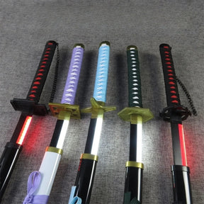Katana Ichigo com LED – Espada Bleach Cosplay Luminosa Anime PVC Colecionável Decorativo | Bankai Boss