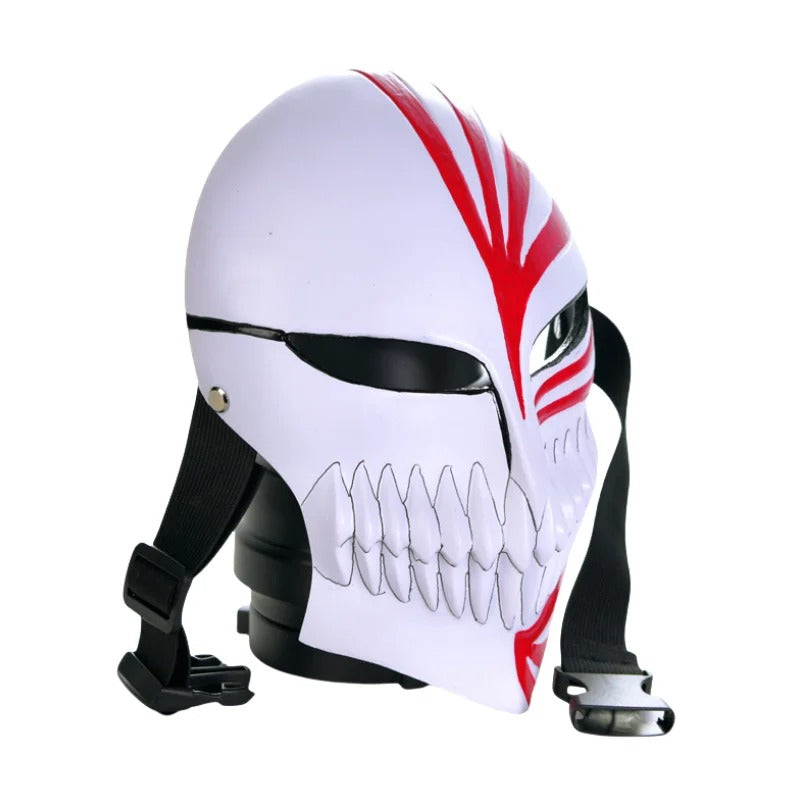 Máscara Ichigo Hollow Bleach – Cosplay Resina Premium Alta Qualidade Halloween Anime | Bankai Boss