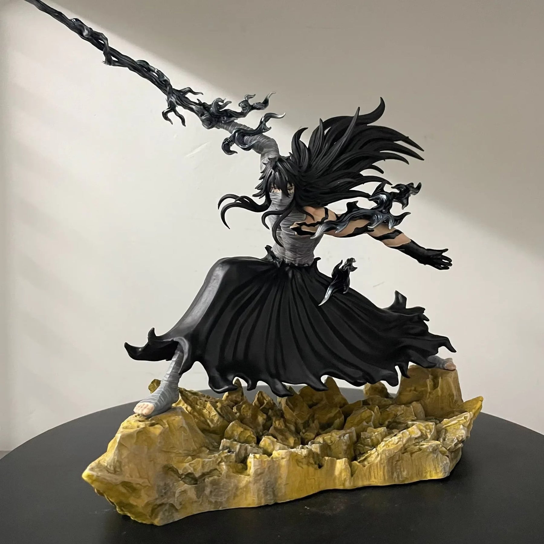 Action Figure Ichigo Hollowfied 23cm – Getsuga Tensho Bleach Estátua PVC Colecionável Anime | Bankai Boss