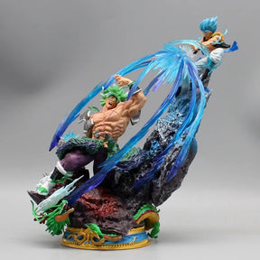 Action Figures Dragon Ball Broly vs Gogeta 23cm – Estátua PVC Anime Colecionável Premium | Bankai Boss