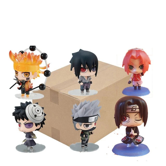 Action Figures Naruto 15–20cm – Naruto, Sasuke, Kakashi e Itachi PVC Colecionável Anime | Bankai Boss