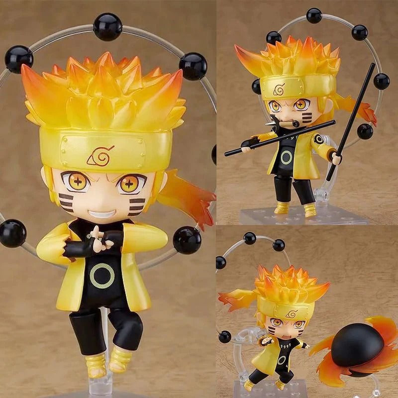 Action Figures Naruto 10cm – Sasuke, Itachi, Kakashi, Obito, Sakura e Madara PVC Colecionável Anime | Bankai Boss